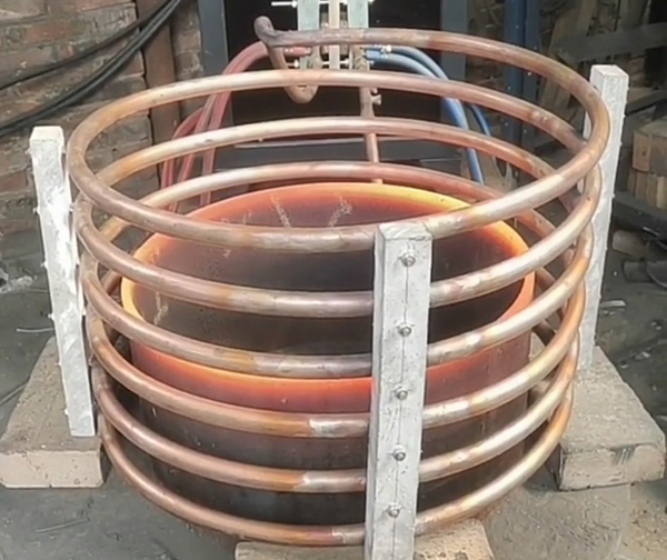 中大型钢管退火热处理用超音频蜜桃精品视频加热设备